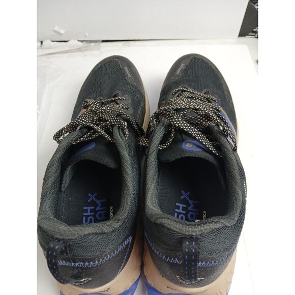 USED New Balance Men\'s Fresh Foam Running Shoe,Black/Marine Blue- Size 12.5 main image 4